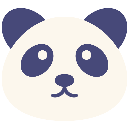 Icono de  Panda dibujo